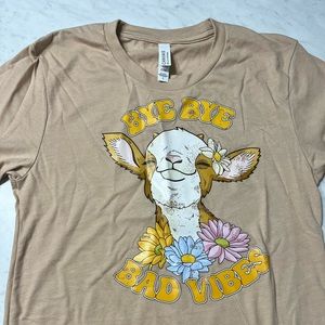 By bye bad vibes shirt.